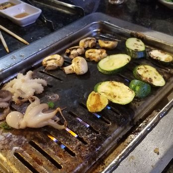Gogi Time - Baby octopus and vegetables - Korean Near Me - Oakland, California