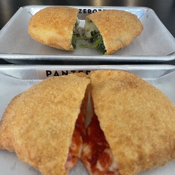 Panzerotti Bites - Fried - Classic & Special (sausage broccoli cheese). Both yum! - Italian Near Me - Brooklyn, New York