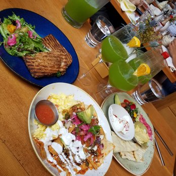 Madison - Chicken pesto panini; chilaquiles; Mediterranean breakfast; orange pineapple kale. - Italian Near Me - San Diego, California