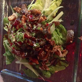 Okinii - Salmon skin salad. Best salmon skin salad ever. - Sushi Bars Near Me - New York, New York Okinii - Salmon skin salad. Best salmon skin salad ever. - Sushi Bars Near Me - New York, New York