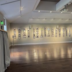 Edgartown Public Library - Exhibit room, featuring works from a local photographer