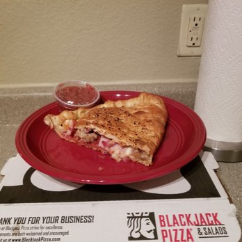 Blackjack Pizza - Calzone with pepperoni, sausage, bacon and cheese. - Pizza Near Me - Littleton, Colorado