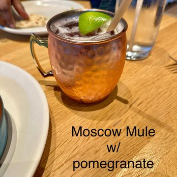 True Food Kitchen - Moscow Mule w/pomegranate - New American Near Me - Jacksonville, Florida