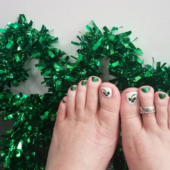 Elegance Nail Spa - St Patty's day toes - Nail Salons Near Me - Anaheim, California Elegance Nail Spa - St Patty's day toes - Nail Salons Near Me - Anaheim, California
