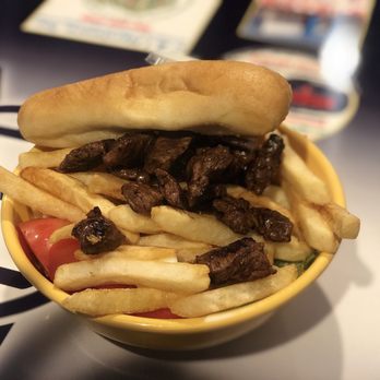 New Sheffield Cafe - a beef sandwich and fries - American Near Me - Aliquippa, Pennsylvania New Sheffield Cafe - a beef sandwich and fries - American Near Me - Aliquippa, Pennsylvania