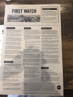 Menu photo 5 First Watch Jacksonville, FL Menu photo 5 First Watch Jacksonville, FL