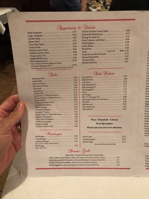 Menu photo 2 Francesco's Restaurant & Pizzeria Shenandoah, PA