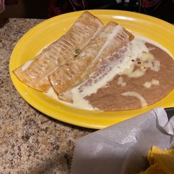 El Rio Mexican Restaurant - Beef tips chimichangas