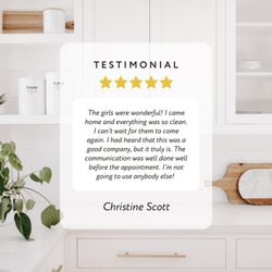 VAST Cleaning Solutions - Another 5-Star Review!
We love hearing feedback like this!