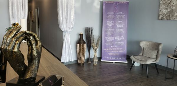 The front waiting area - Worked hard on this front office and waiting are to make it as comfortable as possible  for every one of you. We hope you all like it as much as we do.
