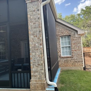 Xellent Gutter Solutions - New gutter and downspout on side of house - Gutter Services Near Me - Leander, Texas Xellent Gutter Solutions - New gutter and downspout on side of house - Gutter Services Near Me - Leander, Texas