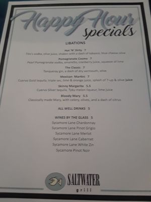 Menu photo 7 The Saltwater Grill Galveston, TX Menu photo 7 The Saltwater Grill Galveston, TX