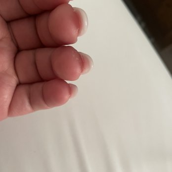Le Nails Spa - Acrylic residue on fingers, - Nail Salons Near Me - Vacaville, California