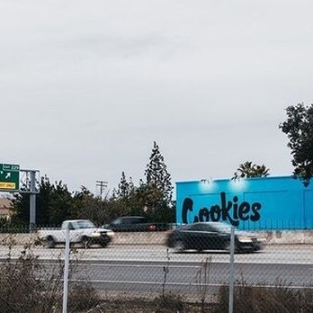 Cookies Modesto Dispensary - View from across the freeway you can see the shop pulling off Briggsmore coming from the south headed north on 99 - Cannabis Dispensaries Near Me - Modesto, California