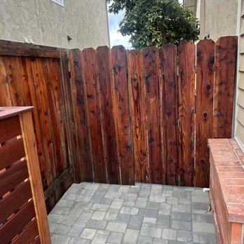 H&J Landscaping Services - Hector surprised us by also finishing the existing fence to match! - Landscaping Near Me - Fremont, California