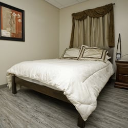 Sleep Medicine and Neurology - Every sleep study room, like this one, has it's own half bath.