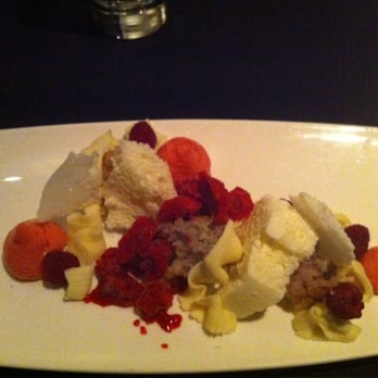 Boka - Deconstructed white chocolate raspberry cake - New American Near Me - Chicago, Illinois