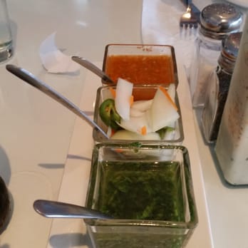 Madrono Restaurant - Different sauces - Latin American Near Me - Miami, Florida Madrono Restaurant - Different sauces - Latin American Near Me - Miami, Florida