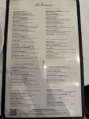 Menu photo 4 Il Fornaio Beverly Hills, CA