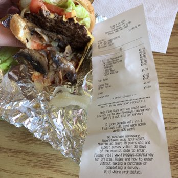 Five Guys - If you are hungry and want something that will not make you sick this is good - Burgers Near Me - Rancho Cucamonga, California