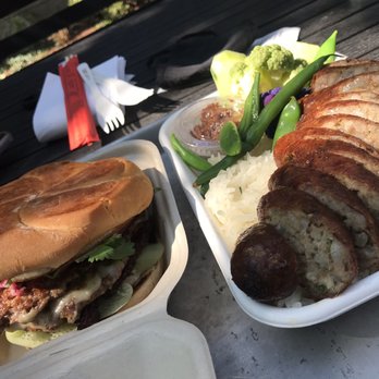 Taurus Ox - Lao Pork Sausage Jaew Bong Lao Burger - Laotian Near Me - Seattle, Washington Taurus Ox - Lao Pork Sausage Jaew Bong Lao Burger - Laotian Near Me - Seattle, Washington