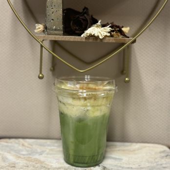 Academic Coffee - Iced matcha with Banana cold foam - Bakeries Near Me - San Jose, California