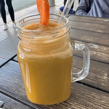 Town's End Brunch - One of the fruit and veggie juices. Strong carrot flavor. - Breakfast & Brunch Near Me - San Francisco, California Town's End Brunch - One of the fruit and veggie juices. Strong carrot flavor. - Breakfast & Brunch Near Me - San Francisco, California
