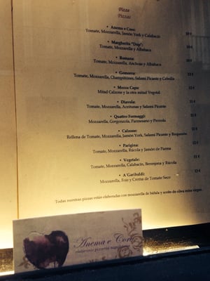 Menu photo 3 Anema e Core Madrid, M