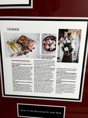 Menu photo 2 Hyde N Chic Restaurant Naples, FL