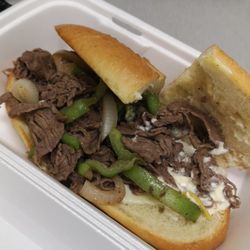 Divine Sandwich - Philly cheesesteak. Soup and sandwich combo for $9.49