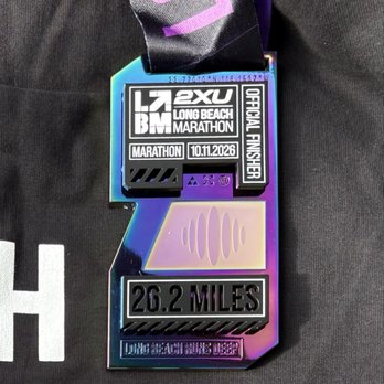 Long Beach Marathon and Half Marathon - 2026 LBM medal! - Races & Competitions Near Me - Long Beach, California