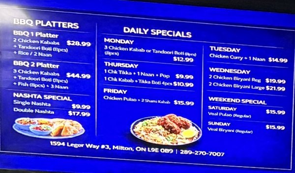 Menu photo 2 Biryani Boyz Milton, ON Menu photo 2 Biryani Boyz Milton, ON