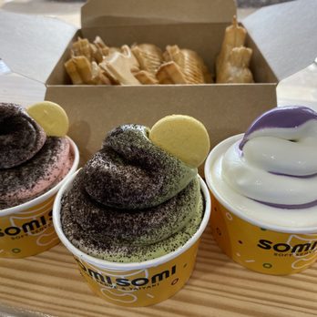 Somisomi - Box of 5 taiyaki and soft serve - Ice Cream & Frozen Yogurt Near Me - Sugar Land, Texas Somisomi - Box of 5 taiyaki and soft serve - Ice Cream & Frozen Yogurt Near Me - Sugar Land, Texas