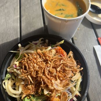 Bird Craft - Papaya salad and Tom kha gai soup! - Thai Near Me - Frisco, Colorado