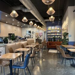 Simmer Coffee House - Seating area, May 2026.