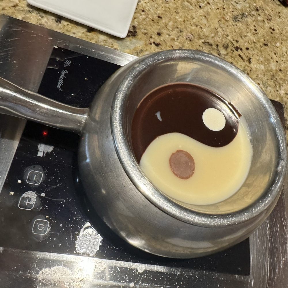The Melting Pot - Yin & Yang chocolate fondue - Fondue Near Me - Jacksonville, Florida