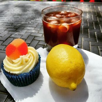 The Cupcake Mafia - The Double Cross
Sweet Tea and Lemonade cupcake. A sweet team cupcake with lemonade butter cream frosting. - Cupcakes Near Me - Manassas, Virginia