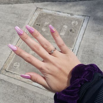 A & A Nails Salon - Pink holographic nails done by Lyn! In love - Nail Salons Near Me - Honolulu, Hawaii A & A Nails Salon - Pink holographic nails done by Lyn! In love - Nail Salons Near Me - Honolulu, Hawaii