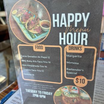 Mi Casa Grill - Happy Hour Menu - Mexican Near Me - Richmond, California