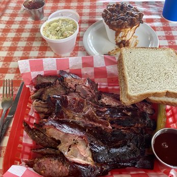 We B Smokin' - We B Platter. Two ribs, two meats (brisket and sausage,) two sides (baked beans and potato salad.) - Salad Near Me - Paola, Kansas We B Smokin' - We B Platter. Two ribs, two meats (brisket and sausage,) two sides (baked beans and potato salad.) - Salad Near Me - Paola, Kansas