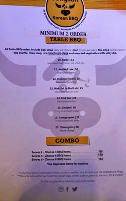 Menu photo 5 Songsan Korean BBQ Ardmore, PA Menu photo 5 Songsan Korean BBQ Ardmore, PA
