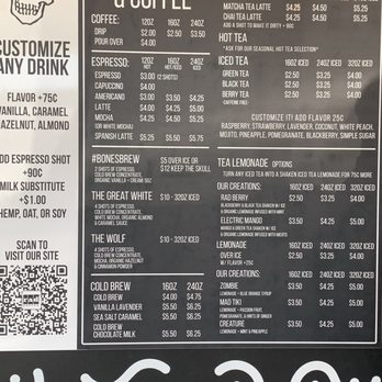 Rad Coffee  - 1 of 2 menus. Prices are definitely great! - Coffee & Tea Near Me - Long Beach, California
