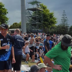 Seddon Park - Lots of support for the Blackcaps