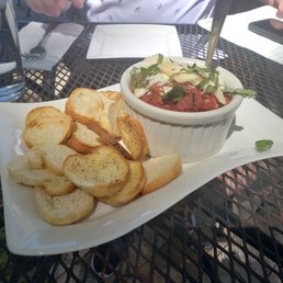 The Bruschetta is the perfect size for two, and it offers a kick if you like spicy food. The Bruschetta is the perfect size for two, and it offers a kick if you like spicy food.