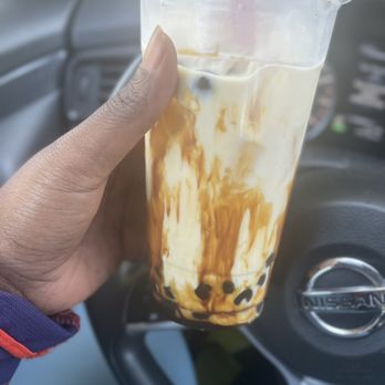 The Boba Company - Okinawa - Creamy Brown Sugar Black Tea - Coffee & Tea Near Me - Orlando, Florida
