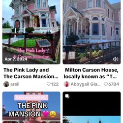 The Pinc Lady Mansion - Check out the cool social media posts