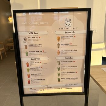 Boba Unit Cafe - soft opening menu feb 2025 - Bubble Tea Near Me - Roseville, California Boba Unit Cafe - soft opening menu feb 2025 - Bubble Tea Near Me - Roseville, California