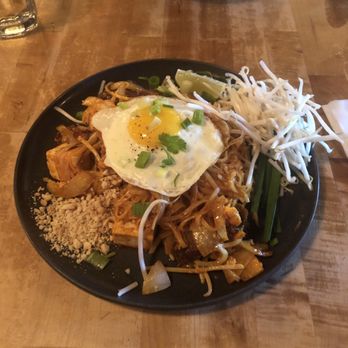 SEA Noodle Bar - Pad Thai with pork belly - Thai Near Me - Santa Rosa, California