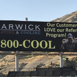Barwick Heating & Cooling - Billboard north SPRINGVILLE