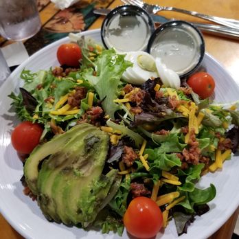 Cape Grill & Bar - Cape Grill Salad ($12) salad was good but could use more toppings for the price. Not the most presentable portion of avocado used either. - American Near Me - Cape Canaveral, Florida Cape Grill & Bar - Cape Grill Salad ($12) salad was good but could use more toppings for the price. Not the most presentable portion of avocado used either. - American Near Me - Cape Canaveral, Florida